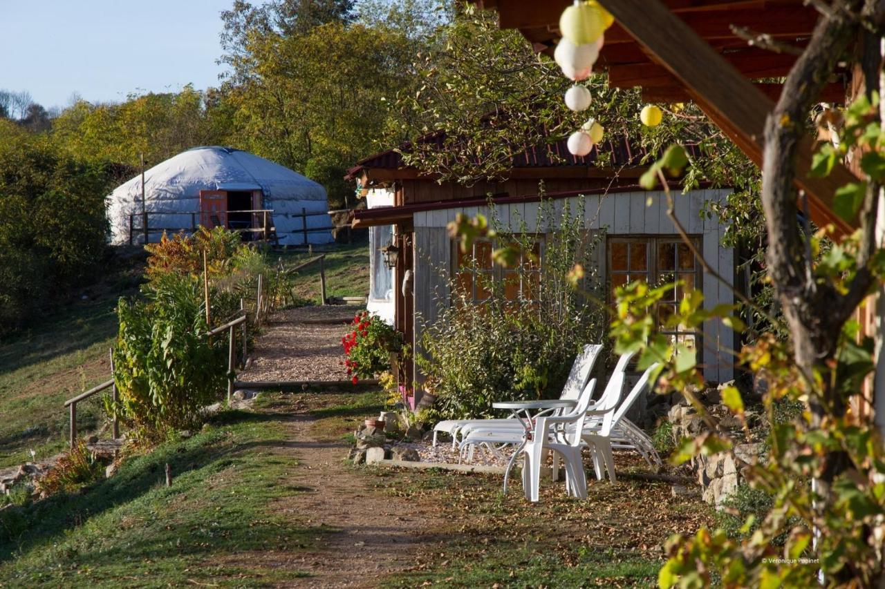 La Ferme Saint Jean - Les Yourtes Hotel Luaran gambar
