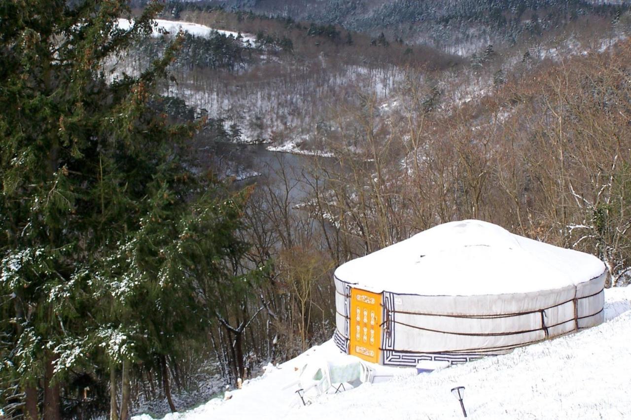 La Ferme Saint Jean - Les Yourtes Hotel Luaran gambar